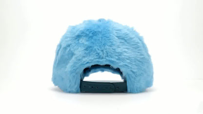 BABY BLUE - (NY) FAUX FUR CAP - ONE SIZE